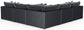 Remington - Modular Sofa And Cocktail Ottoman - Slate
