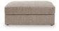 Nexora-Court - Oversized Accent Ottoman - Burlap