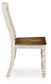 Wirloni - Dining Room Side Chair (Set of 2) - Antique White / Brown