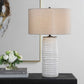 Barat - Ceramic Table Lamp - White