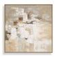 Time To Time - Hand Painted Abstract Art - Black / Brown / Gray / White / Woodtone