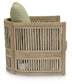 Serena Shores - Lounge Chair With Cushion (Set of 2) - Beige / Green