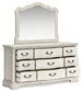 Arlendyne - Dresser And Mirror - Antique White