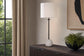 "Urban Sphere" Concrete Buffet Lamp (Set of 2) - Concrete/Matte Black