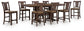 Rylandeen - Counter Height Extension Dining Table Set