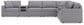 Modmax - Sectional - Granite