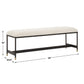 Halston - Upholstered Bench - White