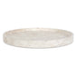 Travessa - Outdoor Round Stone Tray - White