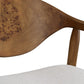 Augusta - Burl Dining Chair - Brown,White