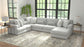 Logan - Upholstered Sectional With Comfort Coil Seating And Accent Pillows Included
