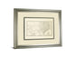 New Map Of The State Of Texas By Johnson And Wank - Framed Print Wall Art - Beige