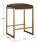 Atticus - Gold Counter Stool