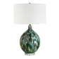 Mihaela - Drip Glaze Table Lamp - Blue / Green