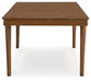 Lyncott - Rectangular Dining Room Extension Table - Brown