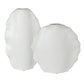 Ruffled Feathers - Modern Vases (Set of 2) - White