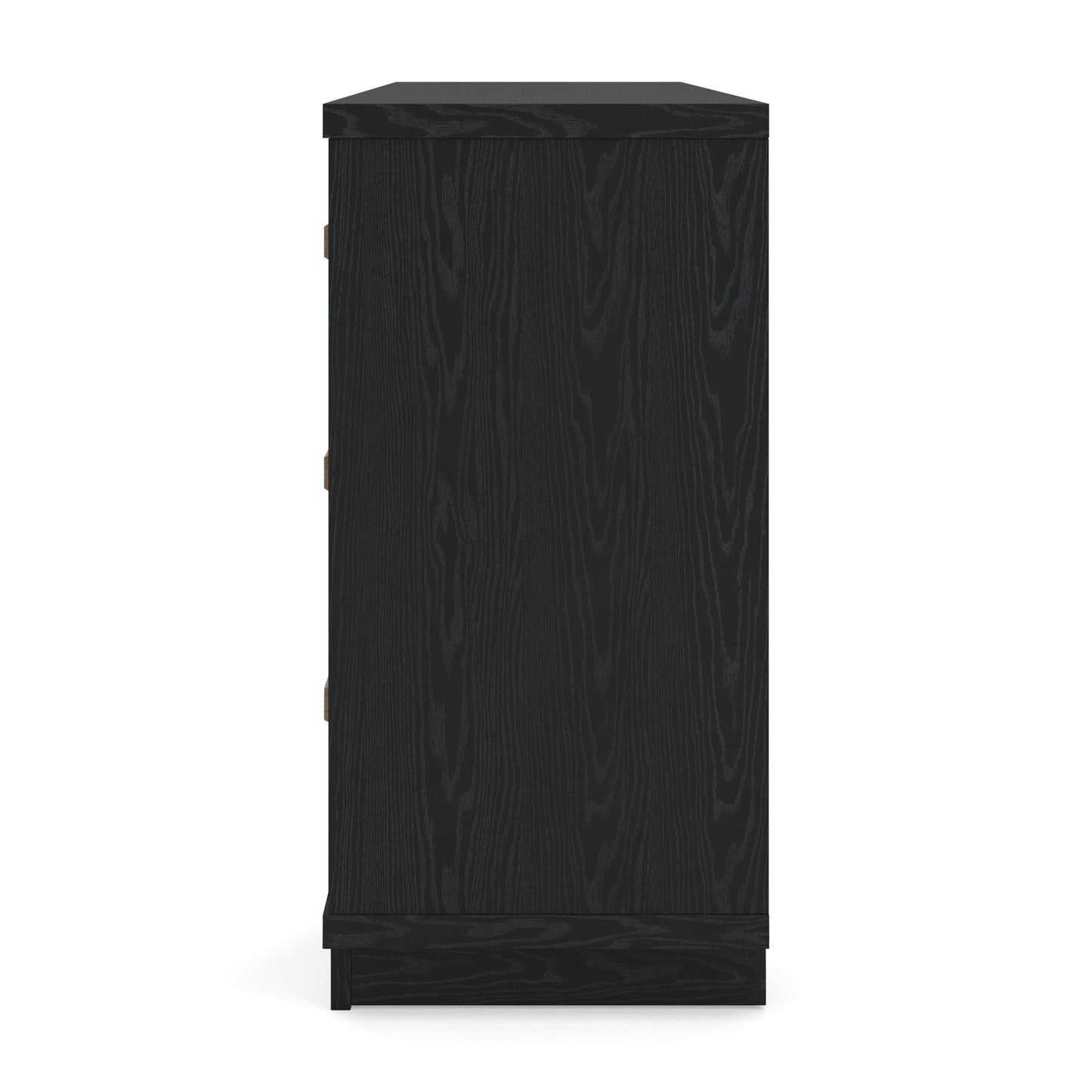 Kozmour - Six Drawer Dresser - Black / Brown