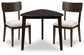 Shorbyn - 3 Pc. - Dining Table And 2 Chairs - Merlot