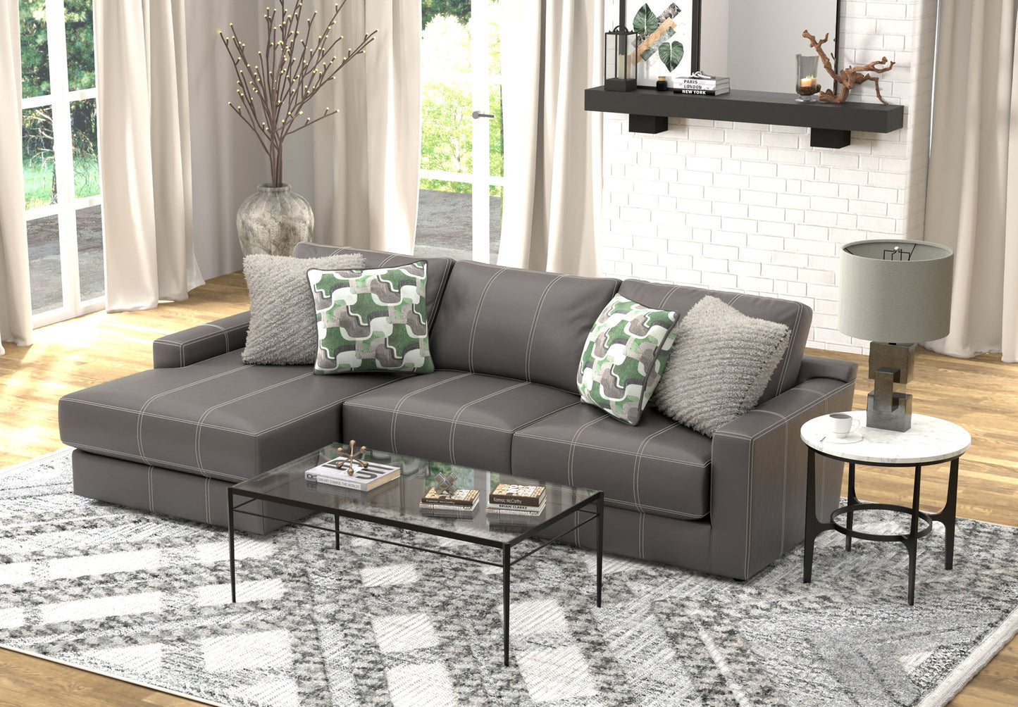 Minori - Italian Leather Sectional