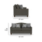 Lottie - Fabric Loveseat