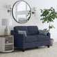 Drew - Fabric Loveseat