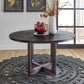 Waterfall - Round Dining Table - Deep Ebony