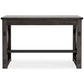 Freedan - Home Office Desk - Grayish Brown