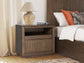 Athens - Open Nightstand - Dark Brown