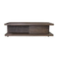 Athens - Rectangular Coffee Table With Casters - Chocolate Brown