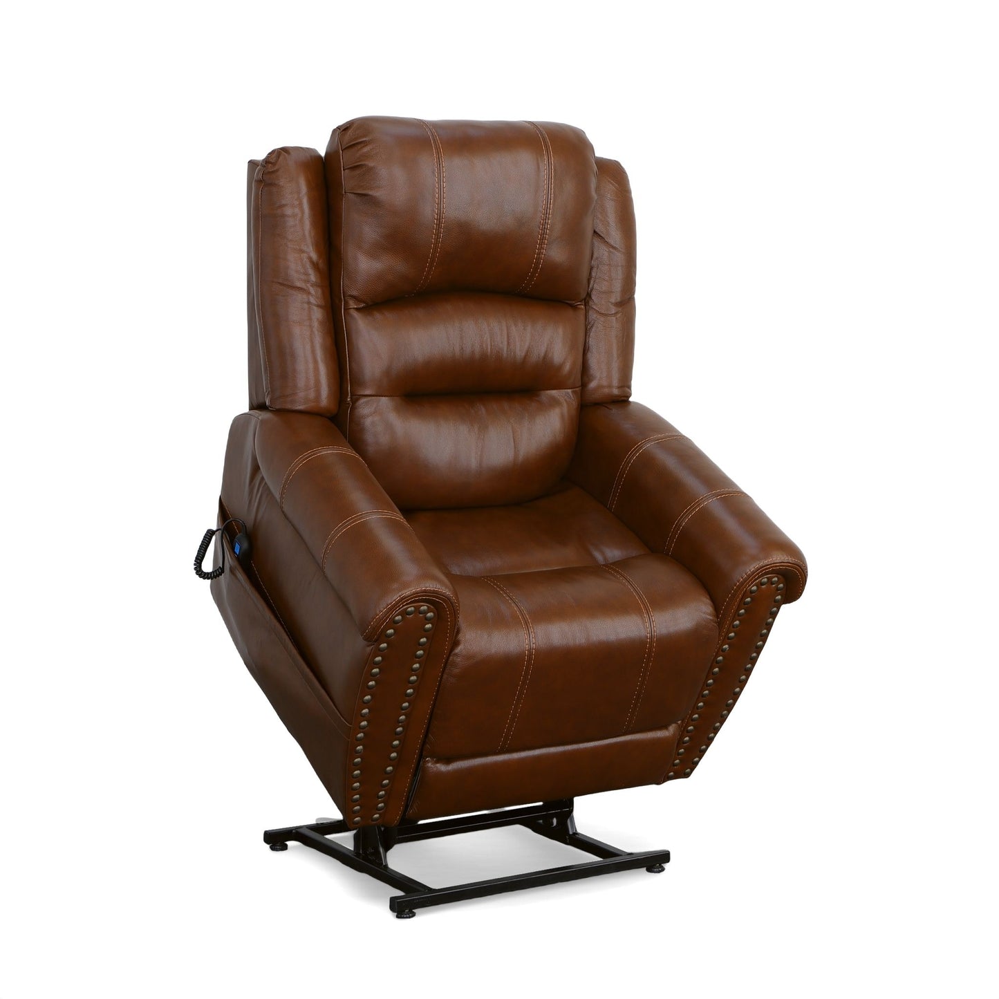 Oscar - Power Lift Recliner With Right-Hand Control & Power Headrest - Grizzly