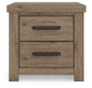 Oliandon - Two Drawer Night Stand - Light Brown