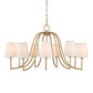 Seville - 9 Light Chandelier - Gold