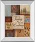 New Day By Dee Dee - Mirror Framed Print Wall Art - Light Brown