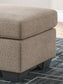 Triston-Peaks - Ottoman - Suede