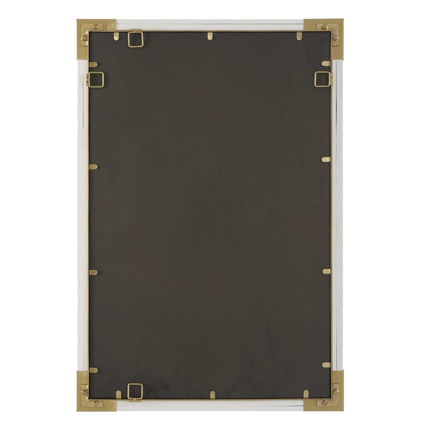 Malik - White & Gold Mirror