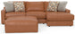 Minori - Italian Leather Sofa / Chaise And Cocktail Ottoman