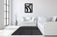 Ebony Arc - 28" x 34" Framed Wall Art - Dark Gray