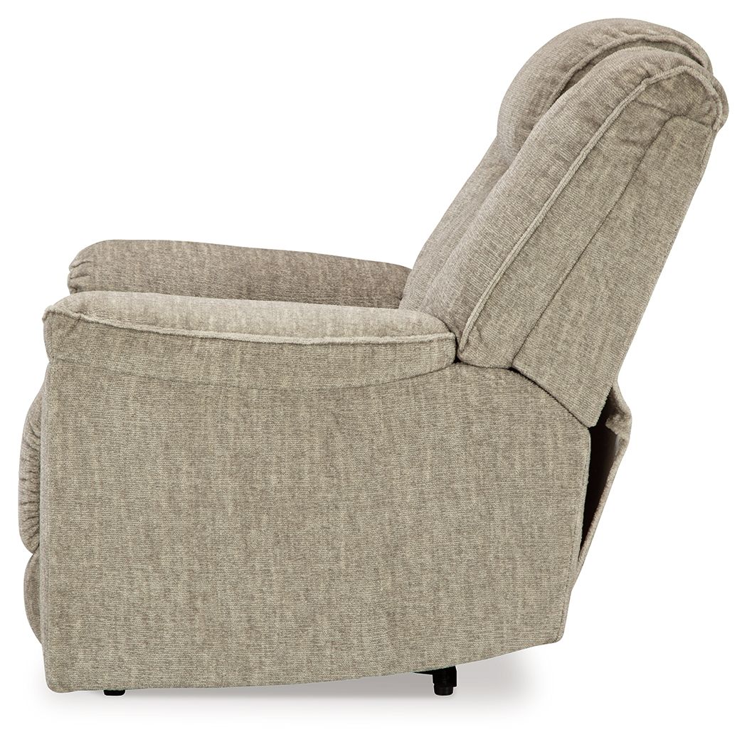 Hindmarsh - Power Recliner/ Adj Headrest - Stone