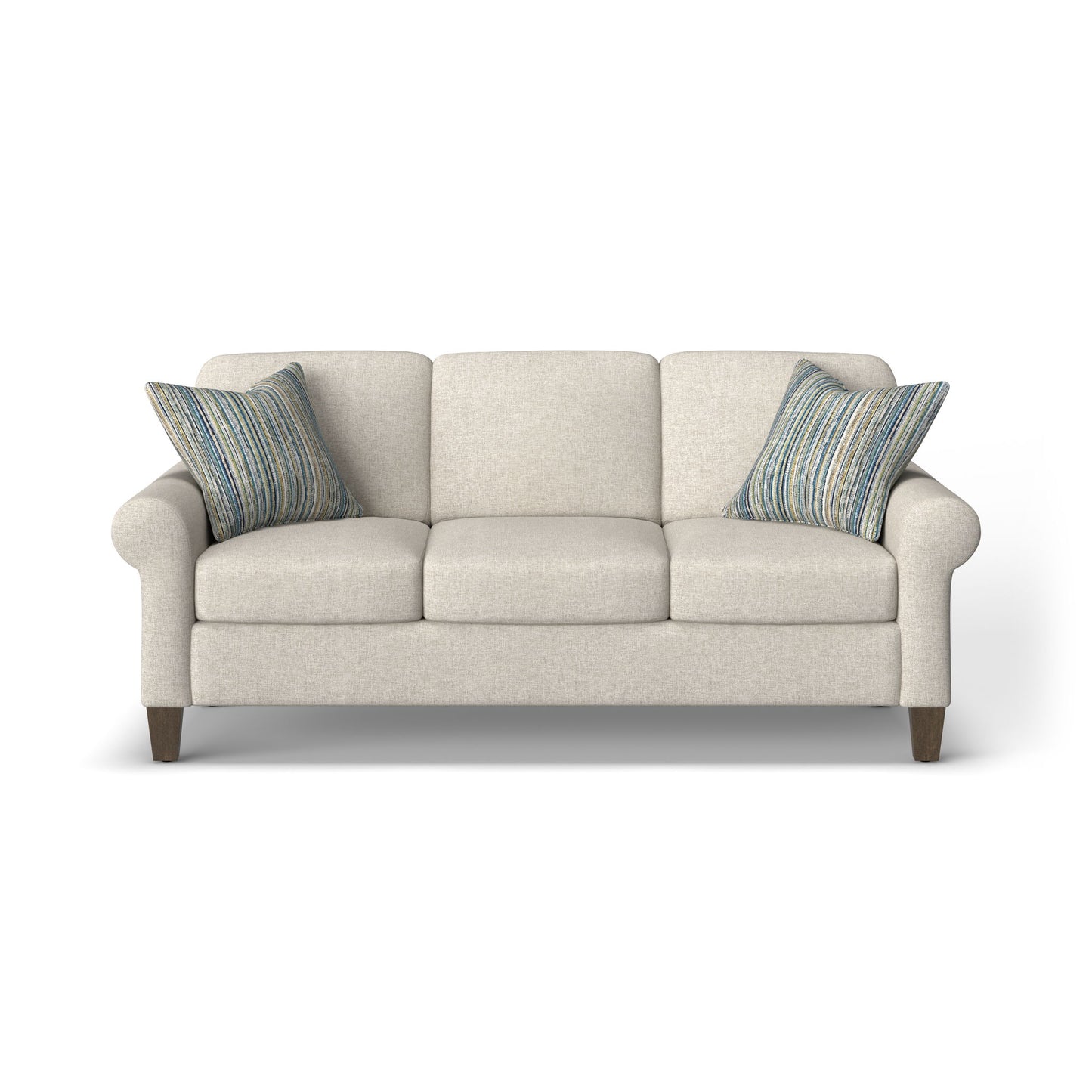 Moxy - Fabric Sofa, Curved Sock Arms