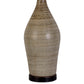 "Serene Stone" Ceramic Table Lamp (Set of 2) - Natural Finishes/Matte Black