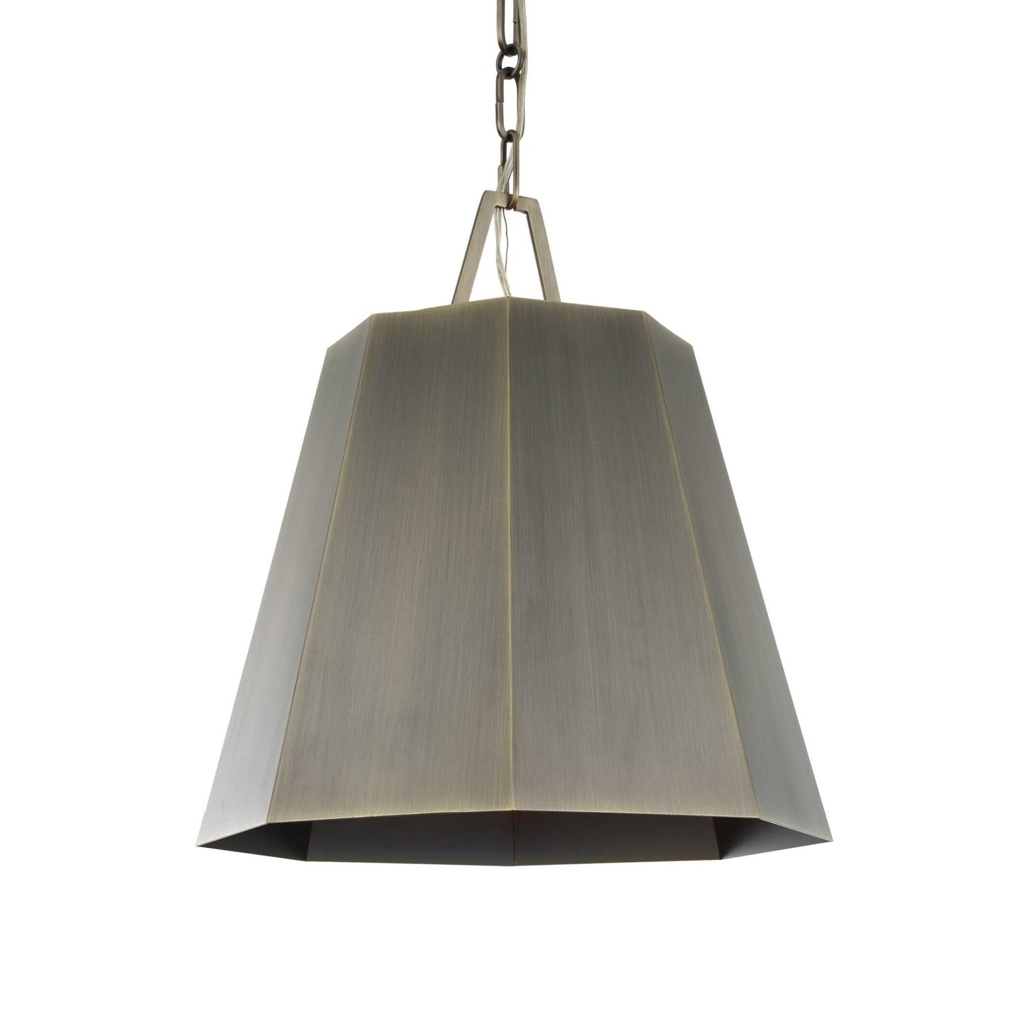 Granada - 1 Light Hexagon Pendant - Dark Gray