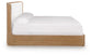 Pamaria - King Upholstered Bed - Light Brown