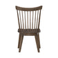 Midland Falls - Spindle Back Side Chair - Rustic Brown