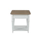 Turnberry Park - Rectangular End Table - Washed White