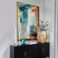 Painters High - Revisited Framed Abstract Art - Gold