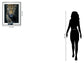 Midnight Stalker I Gloss Canvas With Rocks In Frame - Black / White
