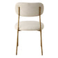 Capture - Dining Chair (Set of 2) - Gold / White