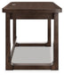 Breckington - Home Office Desk - Dark Brown