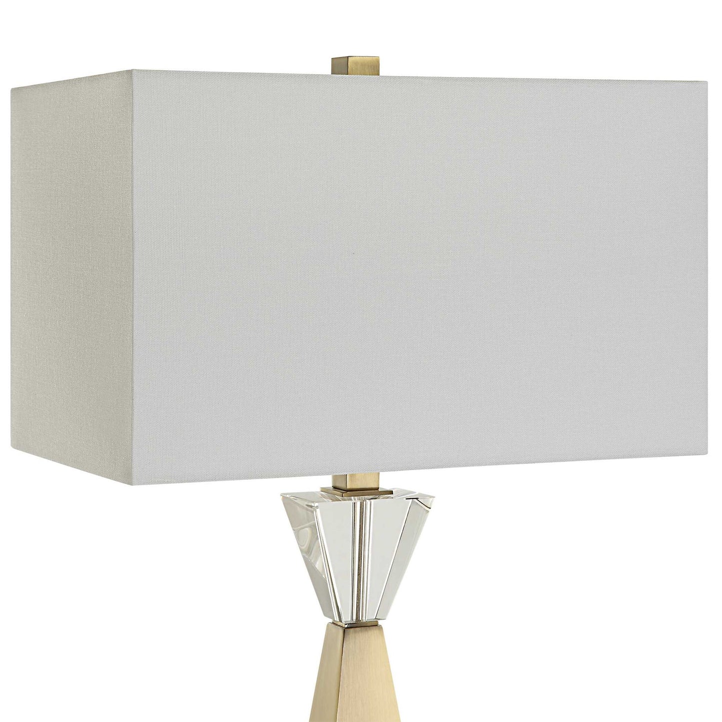 Arete - Modern Brass Table Lamp - Gold