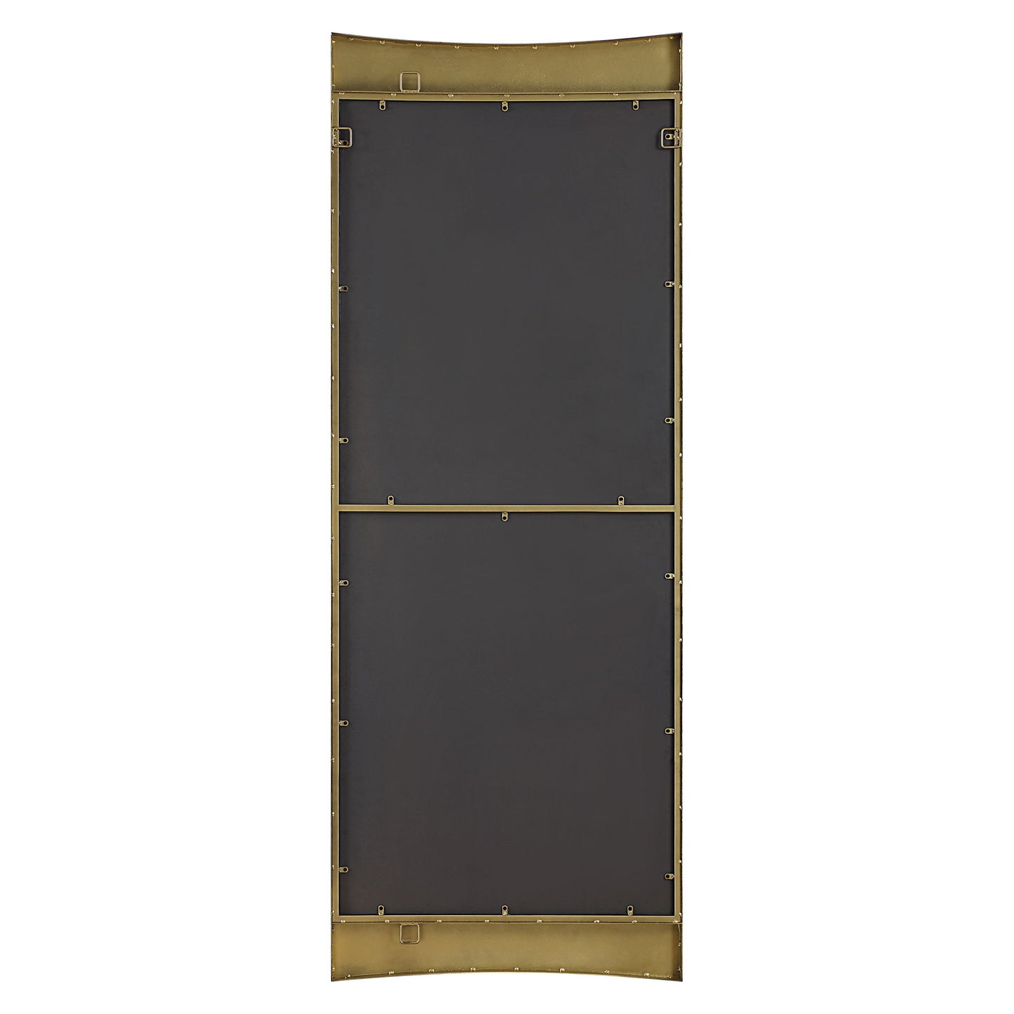 Russo - Oversized Modern Mirror - Light Brown