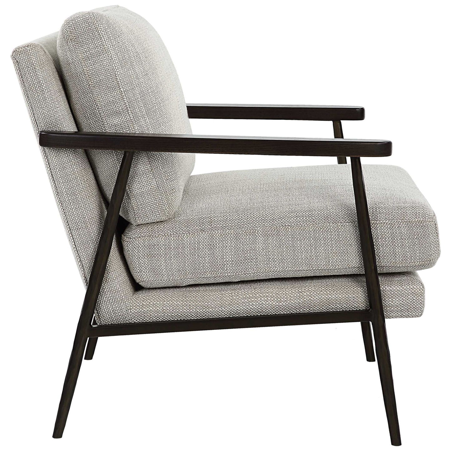 Sebastian - Cast Iron Accent Chair - Gray